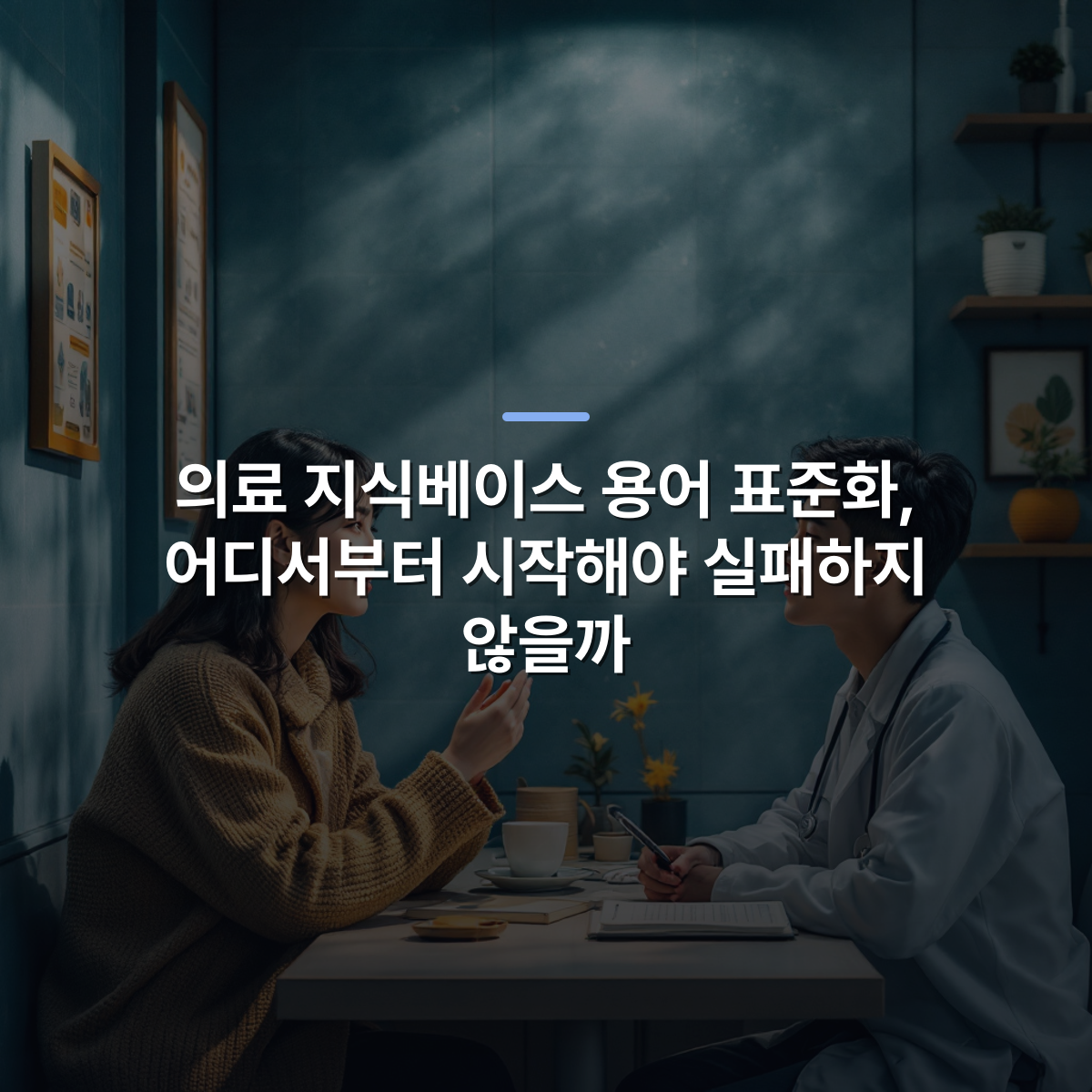 의료 지식베이스 용어 표준화, 어디서부터 시작해야 실패하지 않을까