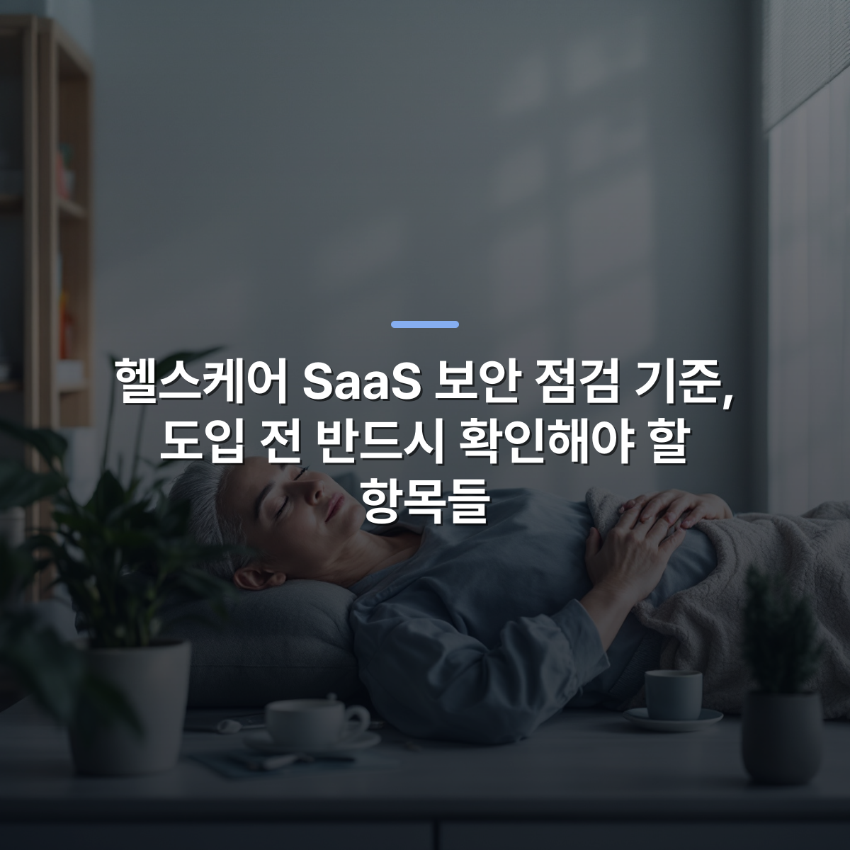 헬스케어 SaaS 보안 점검 기준, 도입 전 반드시 확인해야 할 항목들